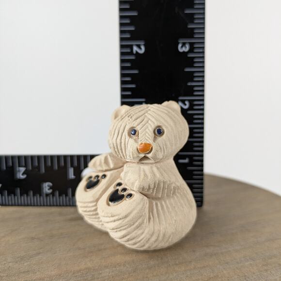 Rinconada Baby Polar Bear Cub #161 Artesania Vintage Retired Figurine Signed - Picture 7 of 7